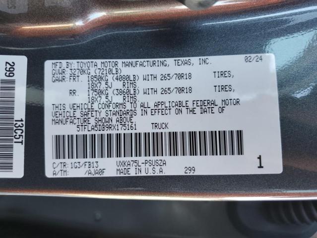 2024 TOYOTA TUNDRA CRE #3297175893