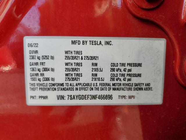 2022 TESLA MODEL Y #3291550925