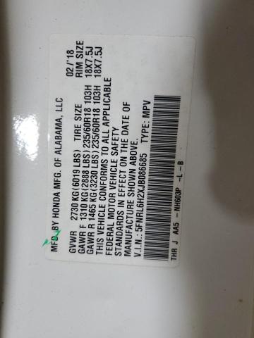 2018 HONDA ODYSSEY LX - 5FNRL6H2XJB086685