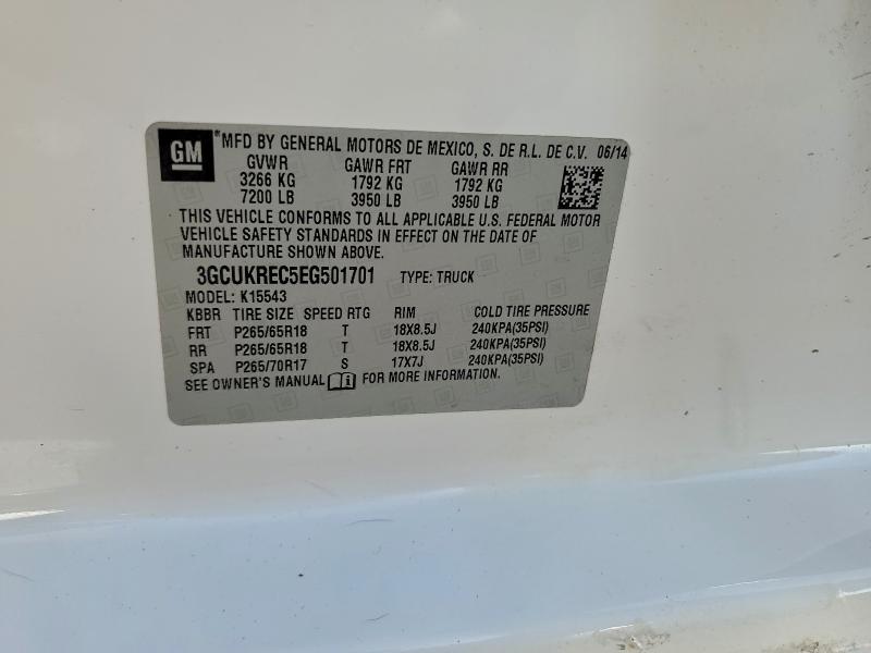 2014 CHEVROLET SILVERADO #3296332450