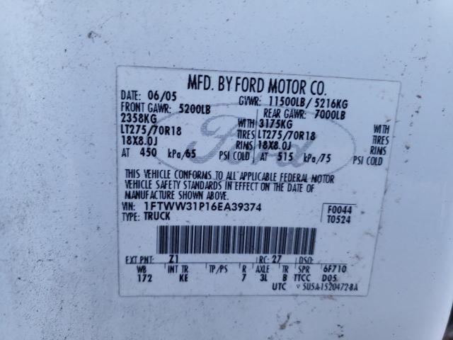 2006 FORD F350 SRW S #3297928783