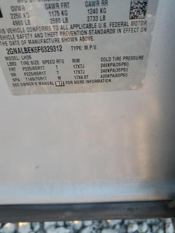 2015 CHEVROLET EQUINOX LT #3301819354