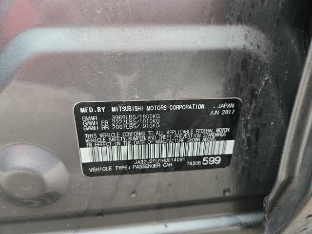 2017 MITSUBISHI LANCER ES #3296364239