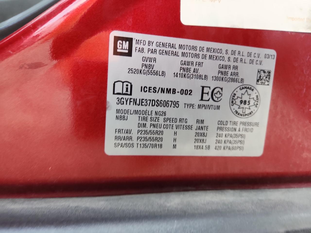 CADILLAC SRX PREMIUM COLLECTION