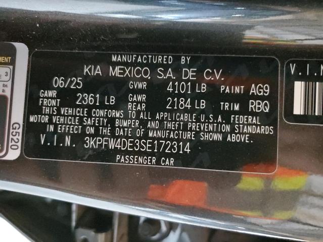 2025 KIA K4 GT LINE #3301762334