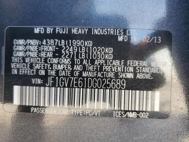 2013 SUBARU IMPREZA WR #3293368430