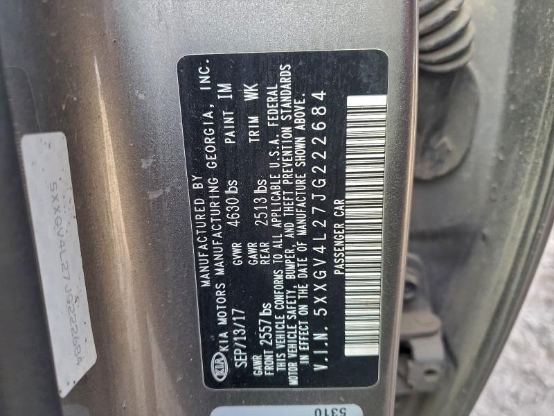 2018 KIA OPTIMA SXL #3305395309