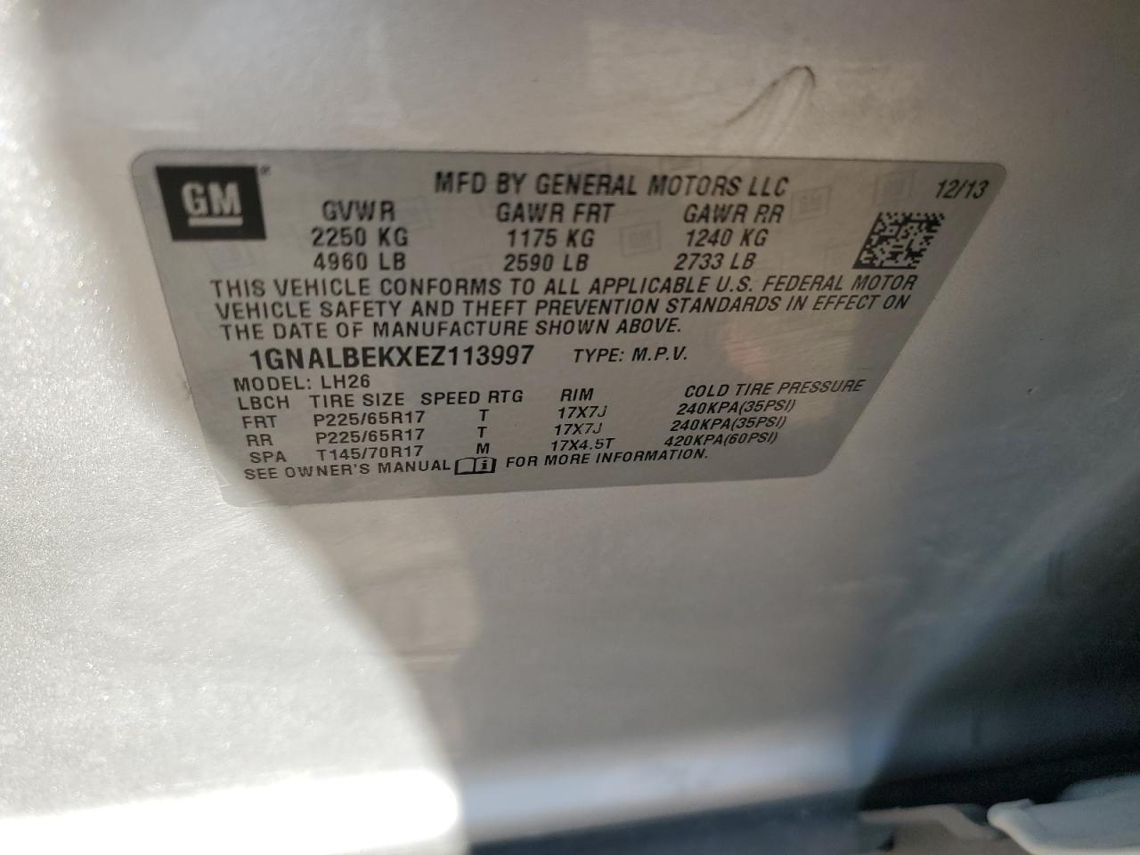 CHEVROLET EQUINOX LT