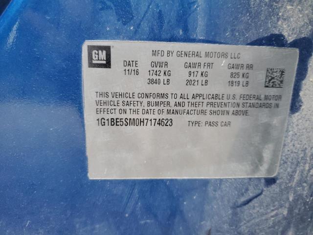 2017 CHEVROLET CRUZE LT #3283812428