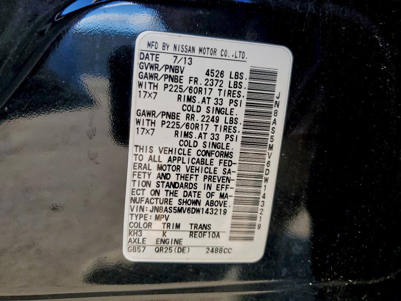 2013 NISSAN ROGUE S #3296890826