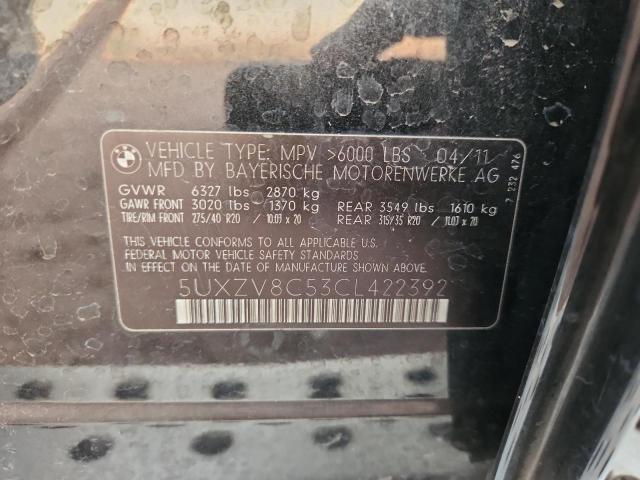 2012 BMW X5 XDRIVE5 - 5UXZV8C53CL422392