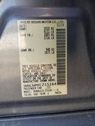 2015 NISSAN ALTIMA - 1N4AL3APXFC215164