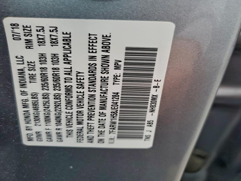 2018 HONDA CR-V EX #3303811434