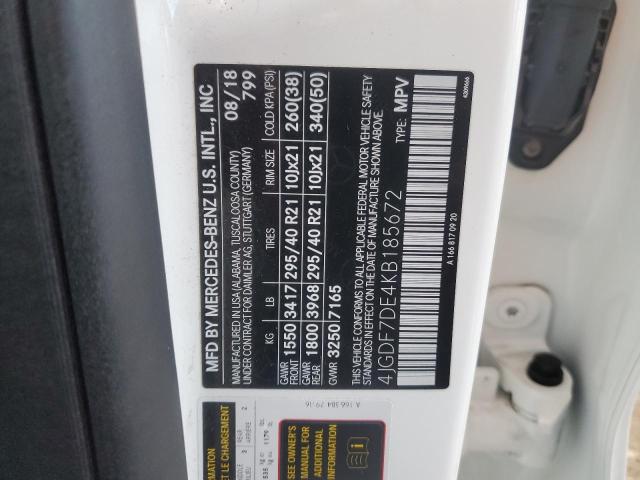 2019 MERCEDES-BENZ GLS 550 4M #3285711672