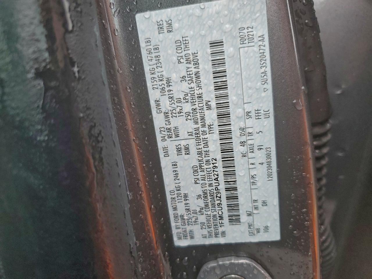 FORD ESCAPE PLATINUM