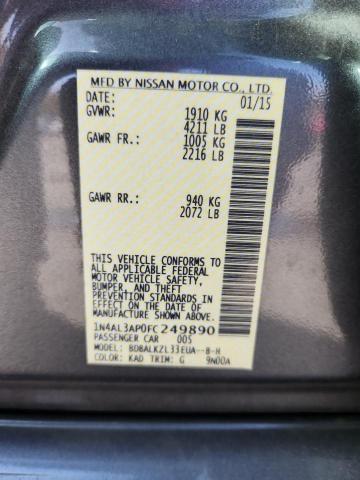 2015 NISSAN ALTIMA 2.5 #3290640800