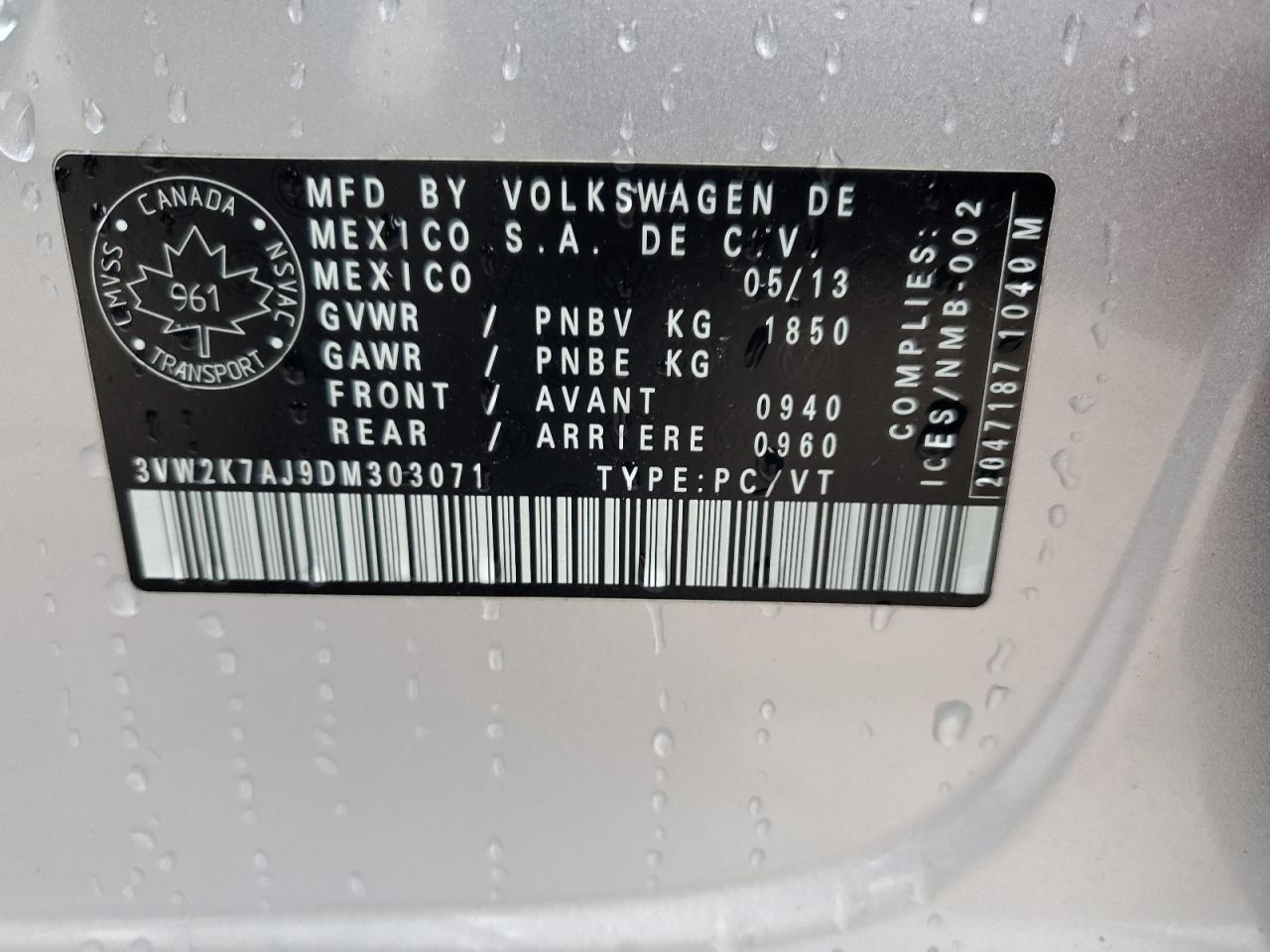 VOLKSWAGEN JETTA BASE