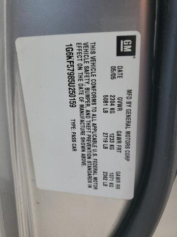 2005 CADILLAC DEVILLE DT #3304738923