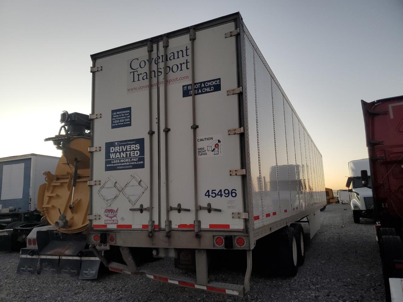 Lot #3285618267 2016 WABASH TRAILER