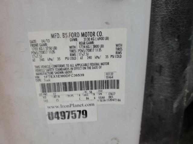 2013 FORD F150 SUPER #3297951777