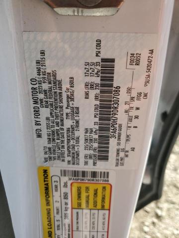 2013 FORD FUSION SE - 3FA6P0H79DR307086