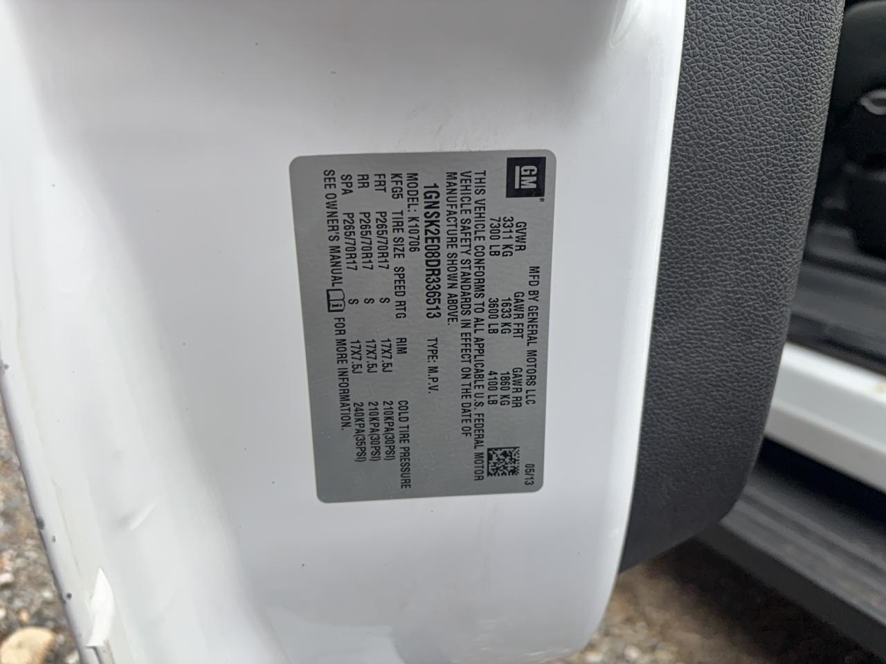 CHEVROLET TAHOE SPECIAL