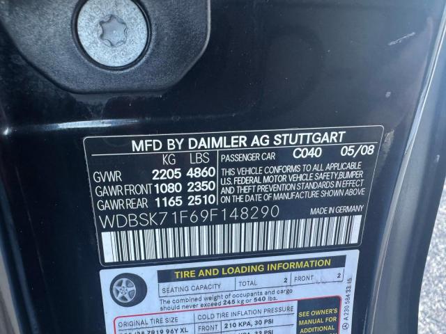 2009 MERCEDES-BENZ SL 550 #3292161225