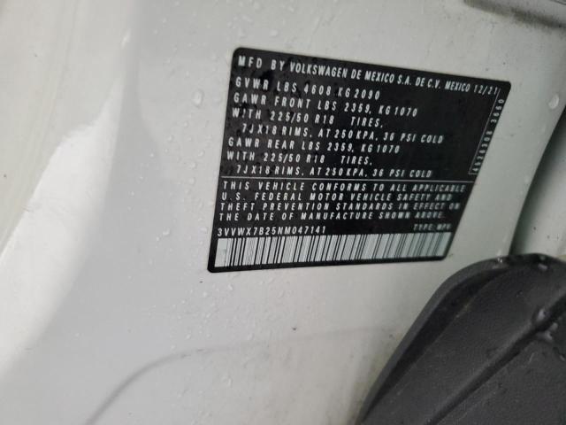 2022 VOLKSWAGEN TAOS SE #3309410968