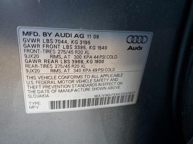 2010 AUDI Q7 PRESTIG #3296340488