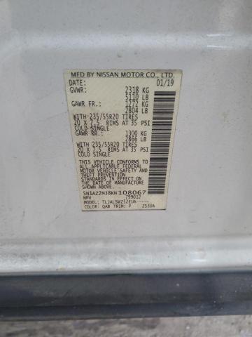 2019 NISSAN MURANO S #3302869932