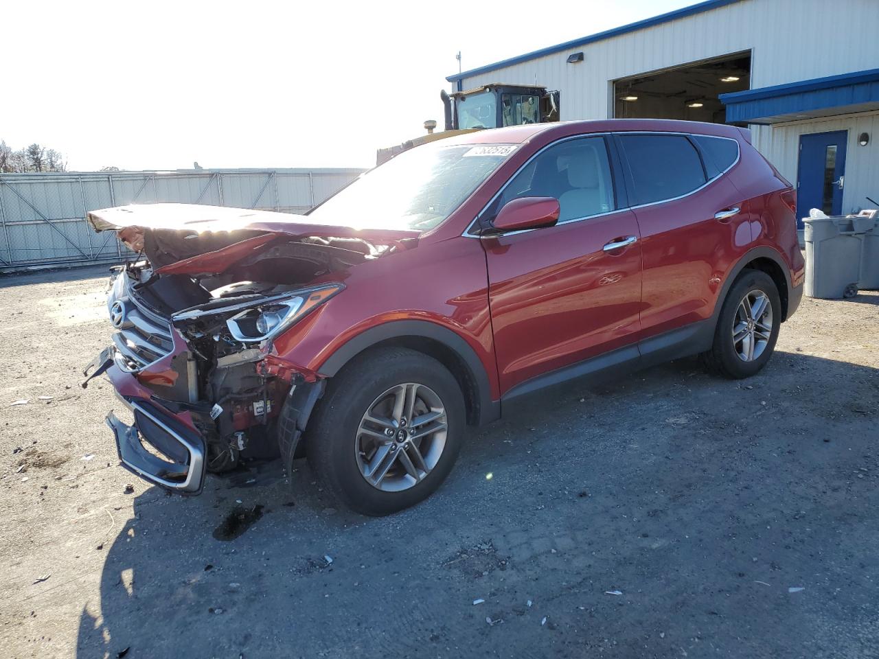 Lot #3308491346 2017 HYUNDAI SANTA FE S