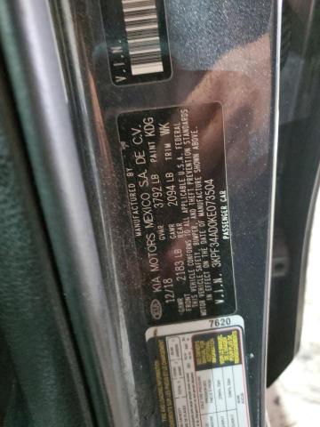 2019 KIA FORTE GT L #3302793899