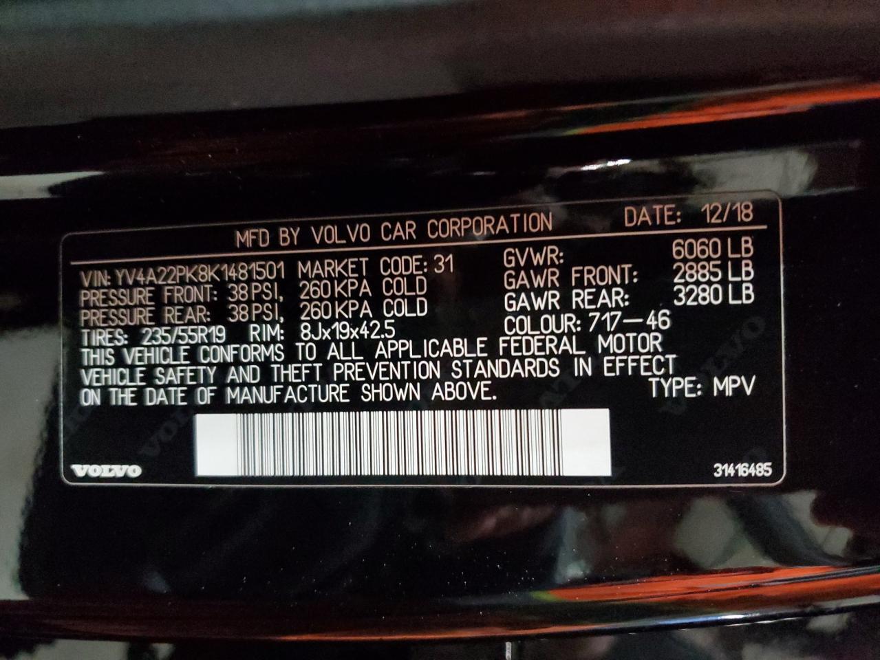 VOLVO XC90 T6 MOMENTUM