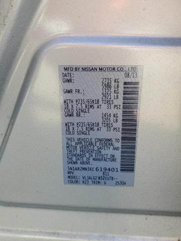 2014 NISSAN PATHFINDER - 5N1AR2MN3EC619401