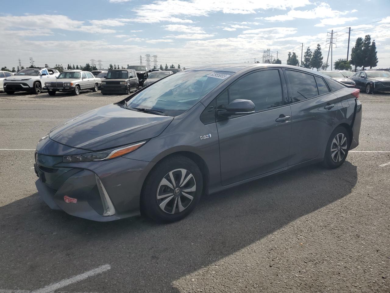 Lot #3304889545 2018 TOYOTA PRIUS PRIM