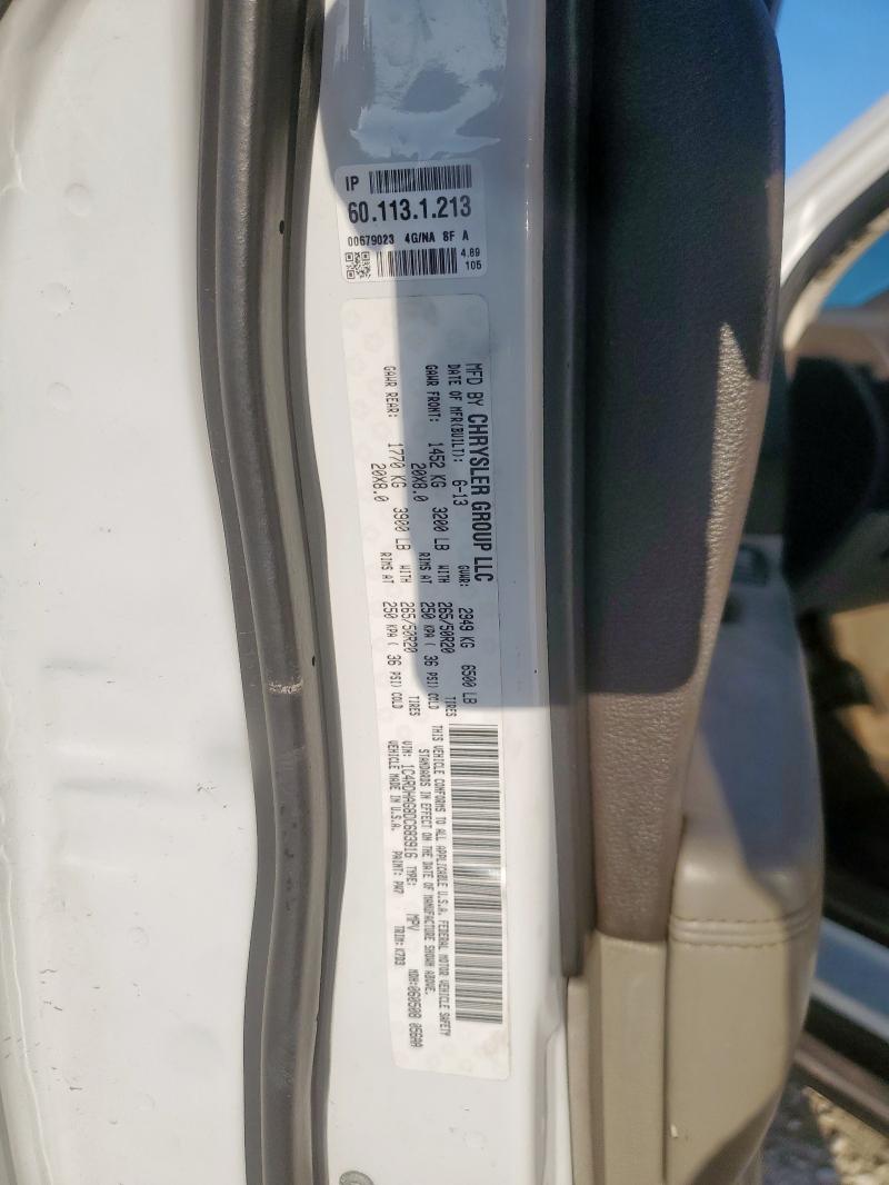 2013 DODGE DURANGO SX - 1C4RDHAG8DC683916