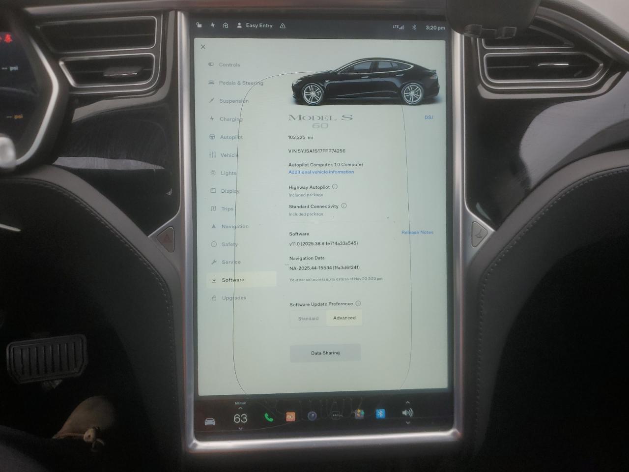 TESLA MODEL S 60