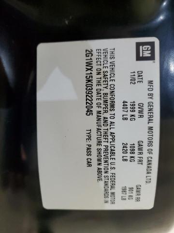 2003 CHEVROLET MONTE CARL #3289931539