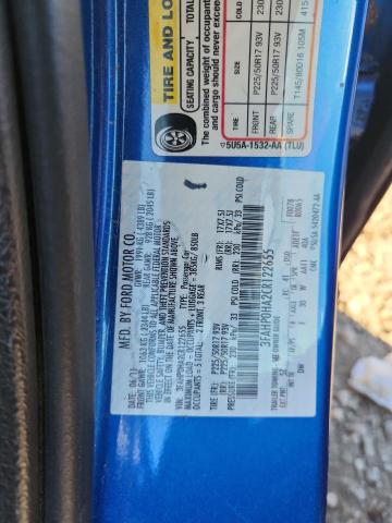 2012 FORD FUSION SE - 3FAHP0HA2CR122655