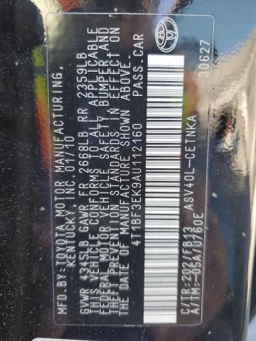 2010 TOYOTA CAMRY #3305484092