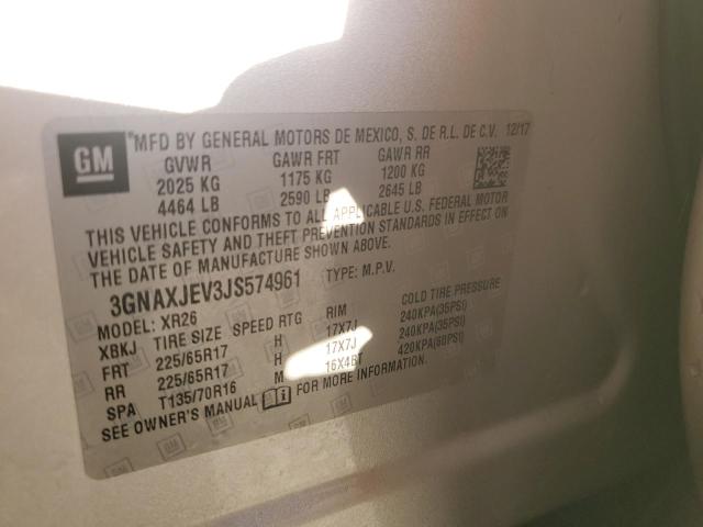 2018 CHEVROLET EQUINOX LT #3302878913