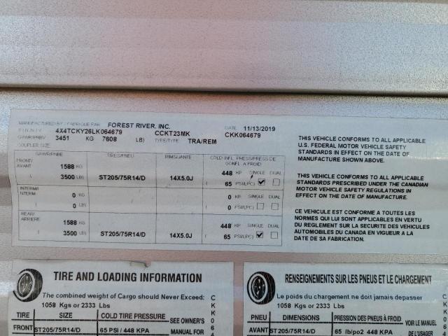 2020 WILDWOOD GREY WOLF #3282350261