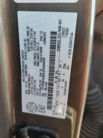 2018 FORD F150 SUPER - 1FTEW1EBXJFD65059