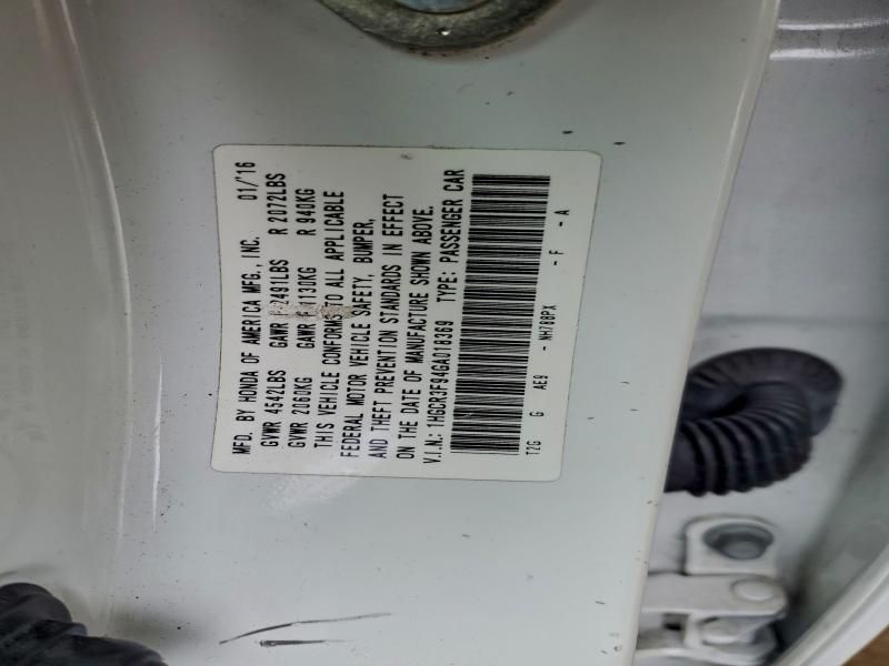 2016 HONDA ACCORD TOU #3302869940