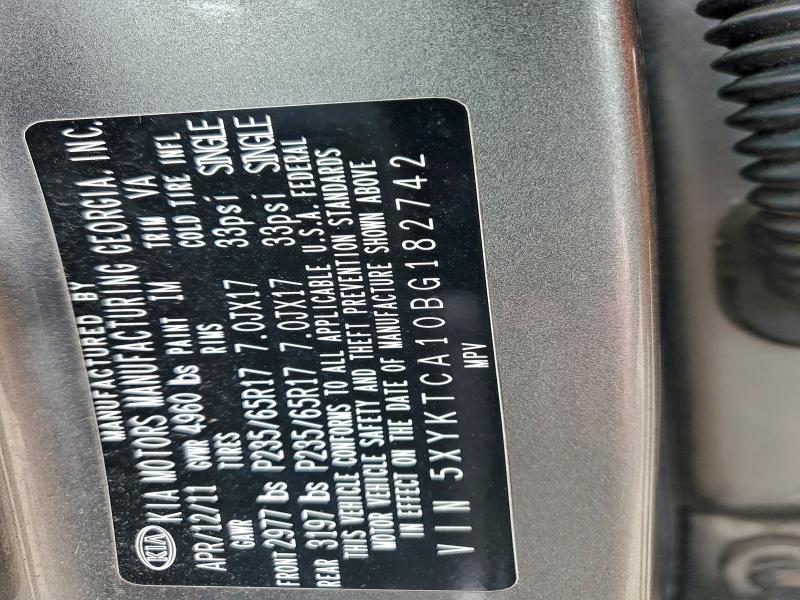 2011 KIA SORENTO BA #3312552814