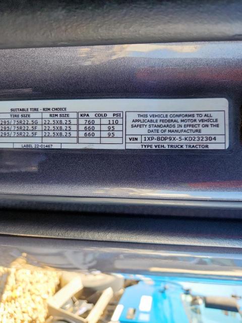 2019 PETERBILT 579 #3293274428