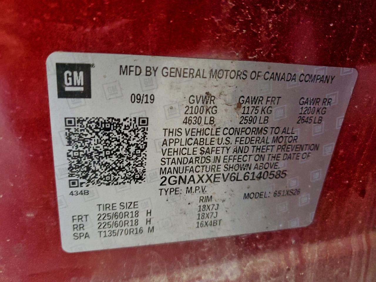 CHEVROLET EQUINOX PREMIER