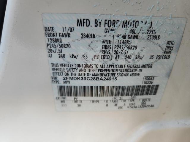 2008 FORD EDGE LIMIT #3287636023