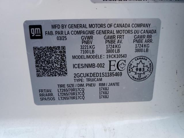 2025 CHEVROLET SILVERADO - 2GCUKDED1S1185469