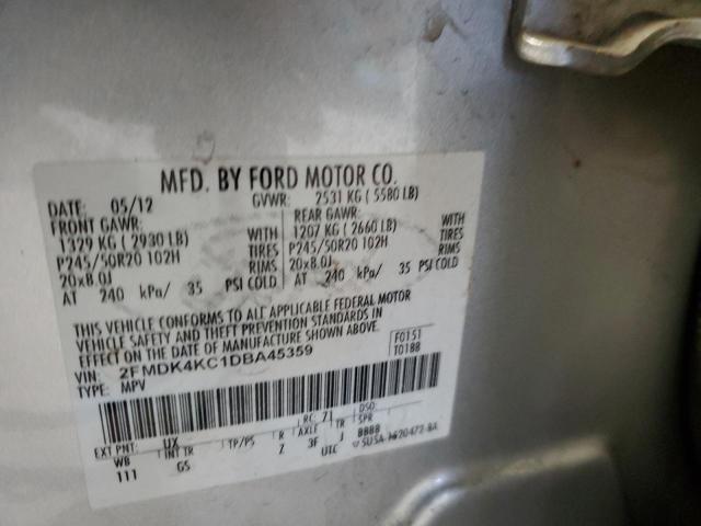 2013 FORD EDGE LIMIT #3312446620